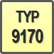Piktogram - Typ: 9170